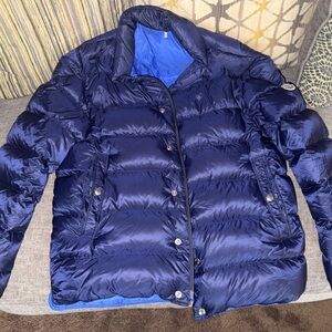 Moncler Navy Puffer Jacket
